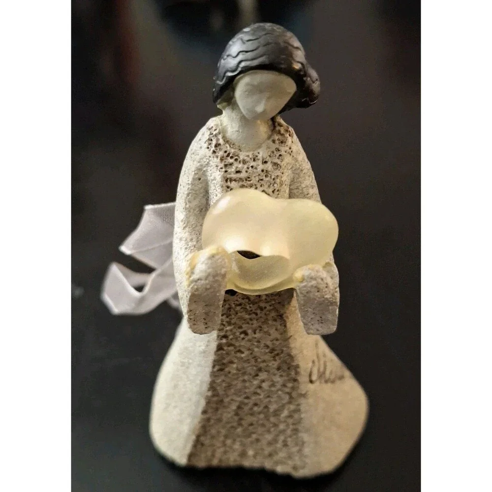 Sister ARTSTONE by Carson Home Accents with Glow In the Dark Heart, Read desc.